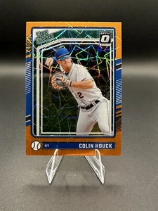 2024 Donruss - Prospettive Ottiche Classificate Arancione Velocità Prizm #118 Colin Houck - Foto 1 di 6