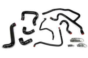 Kit de manguera de radiador de silicona negra reforzada HPS para refrigerante BMW E30 325 - Imagen 1 de 4