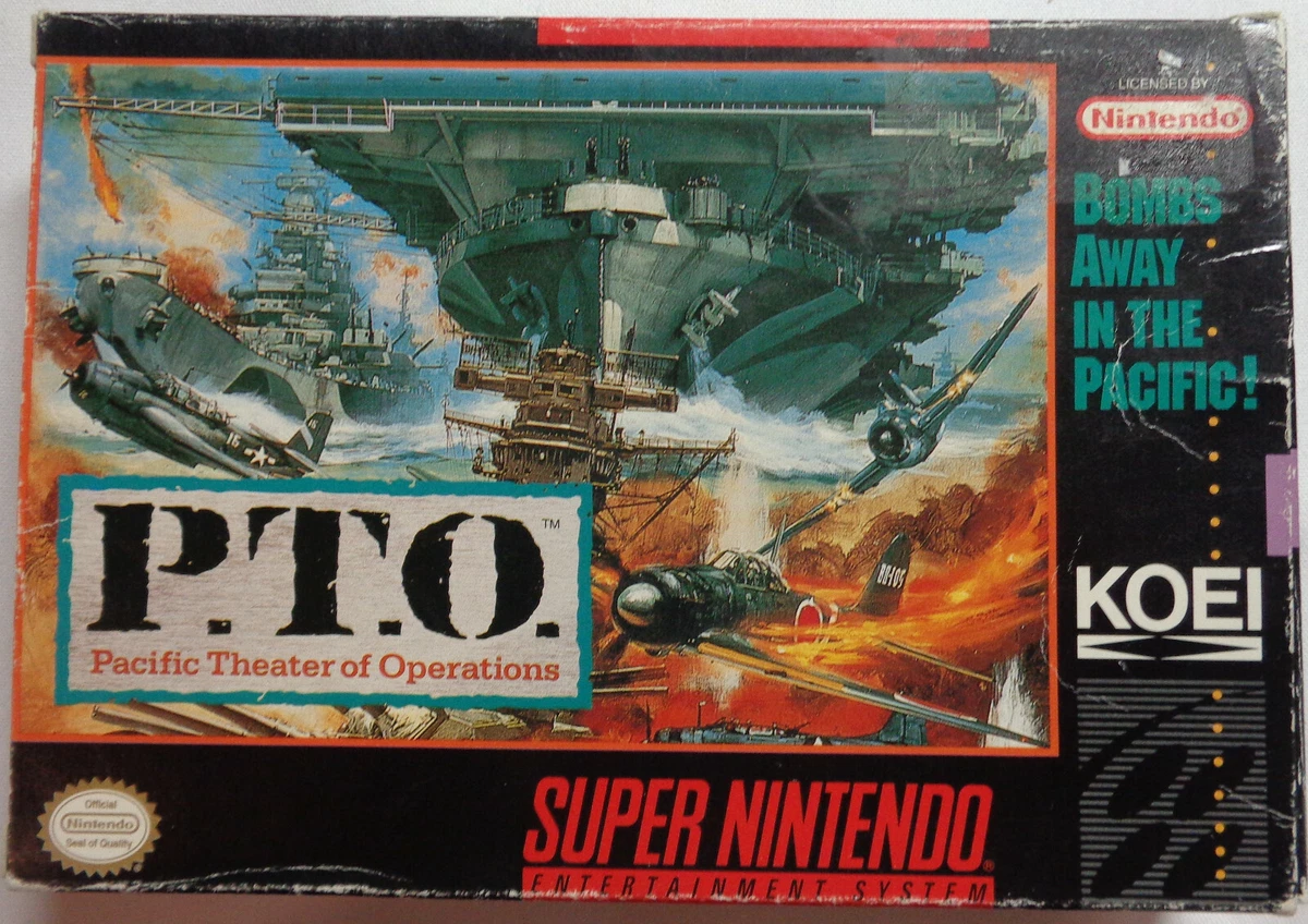 P.T.O.: Pacific Theater of Operations Nintendo Video Games for