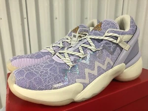 Adidas D.O.N. Issue 2 GCA CHRISTMAS Purple Shimmer Silver sz 19 FZ0832 Donovan - Picture 1 of 12