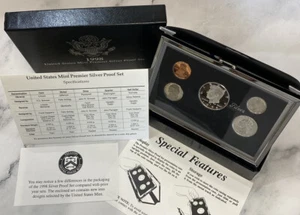 1998 US Mint Premier Silver Proof Set cd - Picture 1 of 6
