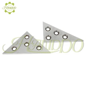 2 Stück 45 45 90 Grad Winkelblöcke 30 60 90 Grad Winkel Präzisionsschliffwinkel - Bild 1 von 10