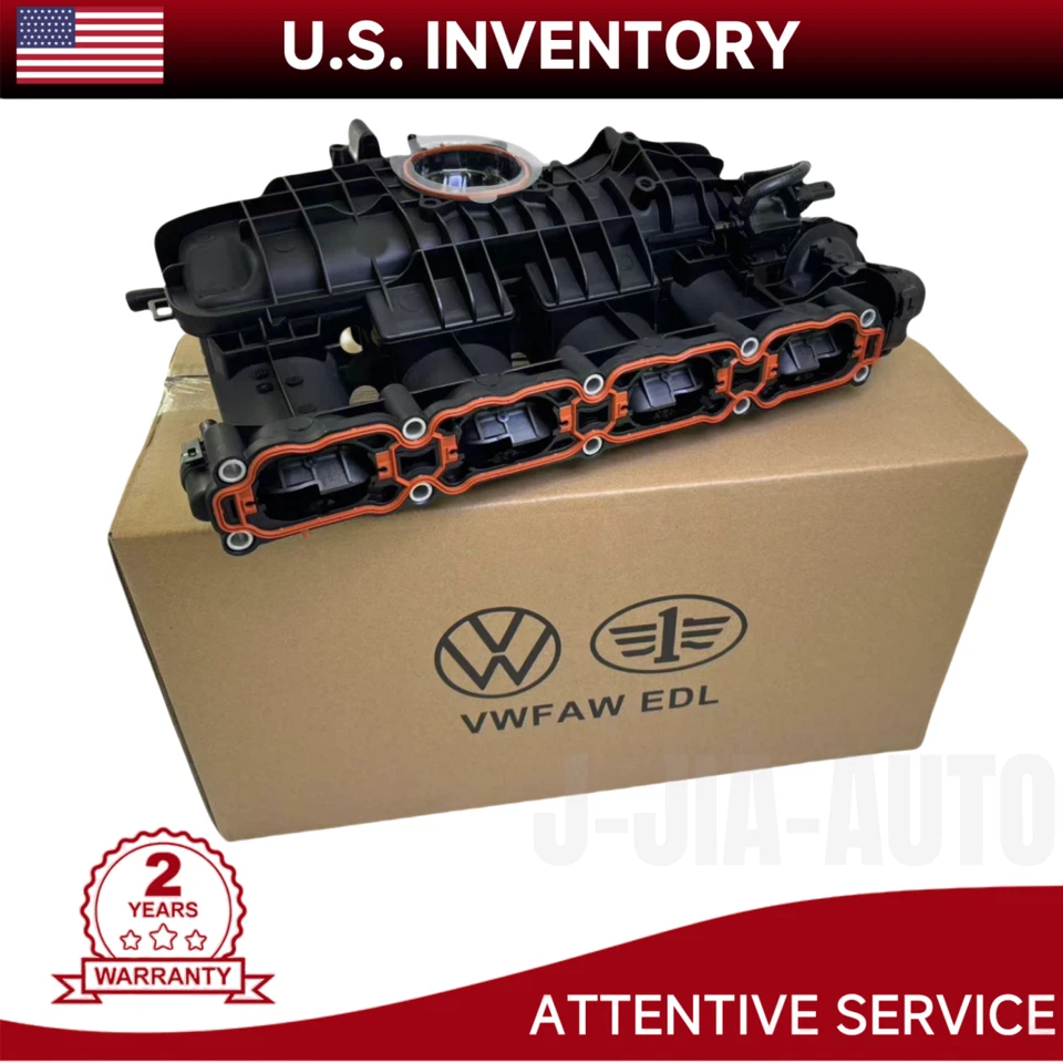 Engine Intake Manifold For VW Atlas GTI Jetta Audi Q5 2.0L TFSI 06L133201GD Foto 1 de 4