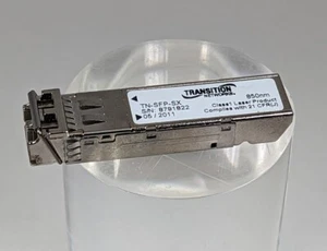 TRANSITION NETWORKS TN-SFP-SX 850NM GIGABIT ETHERNET NETZWERK ZUBEHÖR - Bild 1 von 7