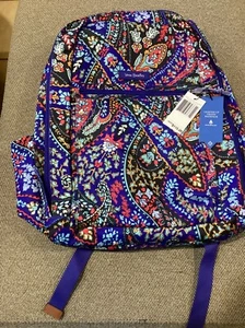 Vera Bradley Lighten Up Grand Backpack Petite Paisley NWT - Picture 1 of 2
