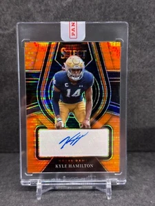 Kyle Hamilton 2022 Select Draft Picks Rookie Signatures Orange Pulsar SSP RC /30 - Picture 1 of 3