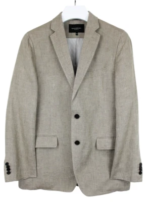 BANANA REPUBLIC Tailored Fit Blazer Men's (UK) 40 Pure Linen Single Breasted - Image 1 of 4