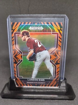 2022 Panini Prizm Draft Picks - Orange Prizm Landon Sims - Image 1 of 2