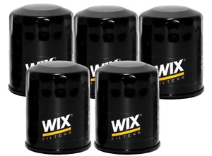 WIX Set of 5 Engine Oil Filters for Chrysler Dodge Eagle Ford Mazda Mitsubishi - Picture 1 of 1