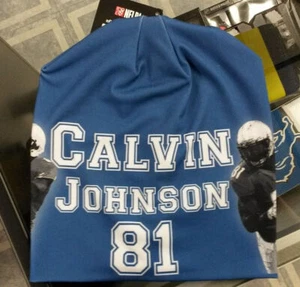 Detroit Lions Beanie Lightweight Calvin Johnson Design CO - Picture 1 of 1