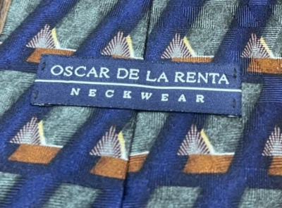 TRAJE DE VESTIR DE CALIDAD OSCAR DE LA RENTA CORBATA DE DISEÑADOR ENVÍO GRATUITO Foto 1 de 3