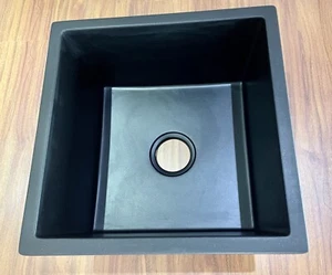 Drop In or Under Counter Black Sink - Picture 1 of 4