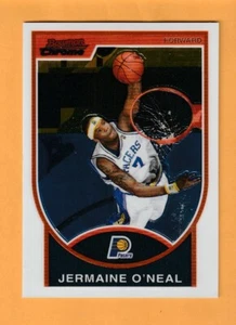 Jermaine O'Neal Indiana Pacers 2007-08 Bowman Chrome #77 - Imagen 1 de 2