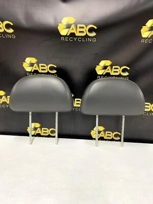 2004 Mazda Tribute Rear Two Piece Left & Right Headrest Set Pair Leather Dark Foto 1 de 4