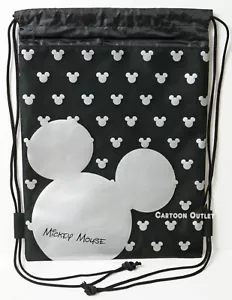 Disney Mickey Mouse Drawstring Bag Backpack String Pouch Sling Cinch Tote Bag - Picture 1 of 5