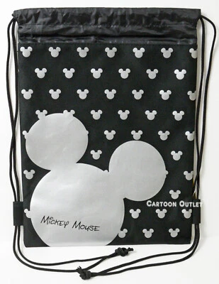 Disney Mickey Mouse Bolso con Cordón Mochila Bolsa con Cuerda Bandolera Cinch Bolso de Mano Foto 1 de 4