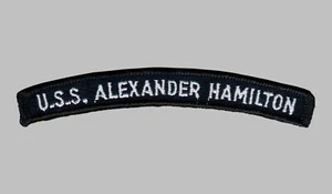 US Navy SSBN-617 USS Alexander Hamilton Submarine UIM Shoulder Rocker Tab - Picture 1 of 1