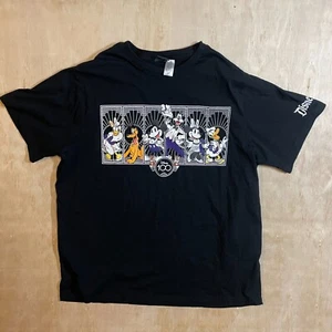 Camiseta negra para hombre Mickey Mouse and Friends Disney 100 aniversario XXL - Imagen 1 de 5