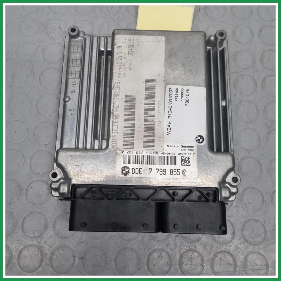 Centralina Iniezione Bosch 0281012754 Bmw Serie 3 E91 Touring DDE779985502 2005  - Immagine 1 di 4