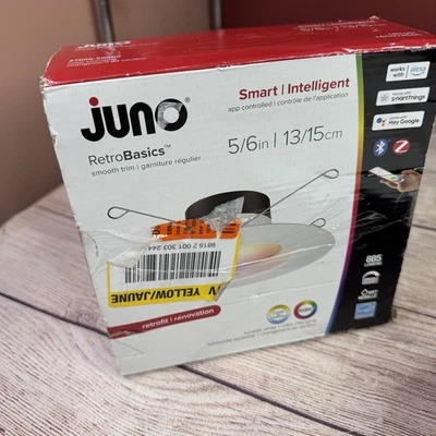 Juno RetroBasics 6” Smart RGBW LED Retrofit Trim Light Alexa Google - Image 1 of 4