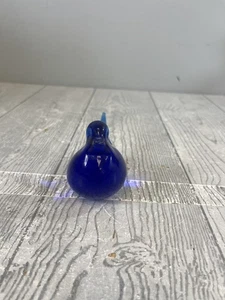 Vintage Midcentury Modern Long Tail Blue Bird Paperweight/Figurine - Picture 1 of 4