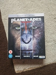 Planet of the Apes Trilogy 4K Ultra HD Blu-ray - Picture 1 of 2