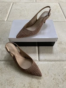 ENVÍO GRATUITO Zapatos de salón Alfani Step 'N Flex Babbsy punta con cordones beige 9,5 - Imagen 1 de 9