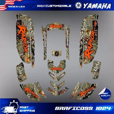 Yamaha Raptor 660 Kit Gráficos Calcomanías Pegatinas ATV Envoltura Quad Todo el Año Raptor660 Foto 1 de 4
