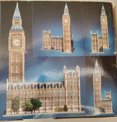 Wrebbit 3D Puzzle Big Ben 890 pcs 2013 Ages 12+ - Image 1 of 4