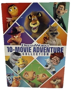 DreamWorks 10-Movie Adventure Collection DVD - Foto 1 di 13