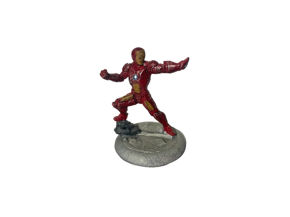 Marvel Iron Man 35 mm miniatura de modelos Knight - figura metálica pintada fuera de stock Foto 1 de 2
