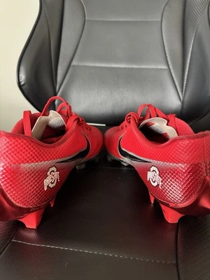 Nike Ohio State Buckeyes Team Vapor 360 Red Football Cleats 11.5 Wide - Image 1 of 3