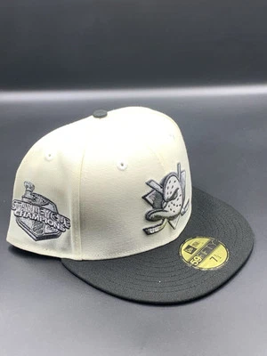 ANAHEIM DUCKS STANLEY CUPS CHAMPIONS NEW ERA 59FIFTY SOMBRERO AJUSTADO TALLA 7 1/2 Foto 1 de 4