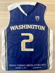 University of Washington Huskies Isaiah Thomas Jersey #2 Retirement Pac10 Towel - Picture 1 of 4