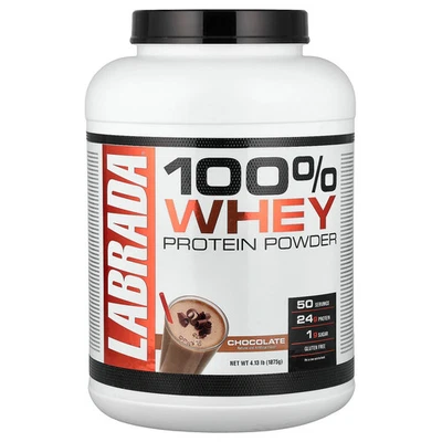 100% Whey Protein em pó, chocolate, 4,13 lb (1.875 g) - Imagem 1 de 2