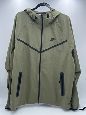 Chaqueta con Capucha Nike Tech Woven Windrunner Verde Oliva Para Hombre Talla L-ALTO HM7151-223 Foto 1 de 3