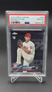 2018 Topps Chrome - Shohei Ohtani #150 White Jersey (RC) PSA 10 - Bild 1 von 2