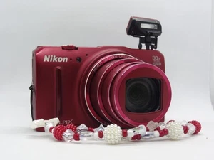 Nikon COOLPIX S9700 Red 16.0MP Compact Digital Camera - Picture 1 of 18