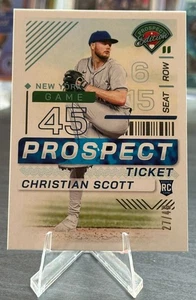 2024 Panini Prospect Edition - Christian Scott (RC) #d /40 New York Mets Card - Bild 1 von 3