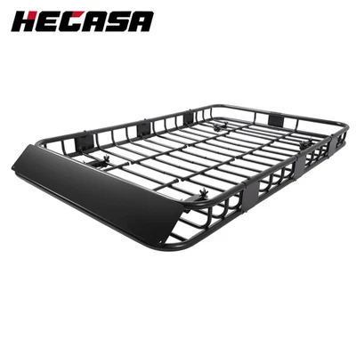 64" Roof Rack Cargo Top Luggage Storage Holder Carrier Basket Universal For SUV - Image 1 of 4