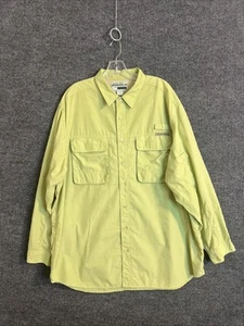 Exofficio Mens Button Up Outdoor Shirt Size XXL Green Buzz Off Insect Repellent - Picture 1 of 12