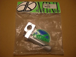 Attacco DK Mini XL - bici BMX - old school - argento lucido - nuovo - IMBALLO ORIGINALE - NOS - Foto 1 di 10