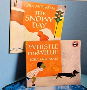 Puffin Picture Books. The Snowy Day, Whistle For Willie. Ezra Jack Keats 1971 - Picture 1 of 21