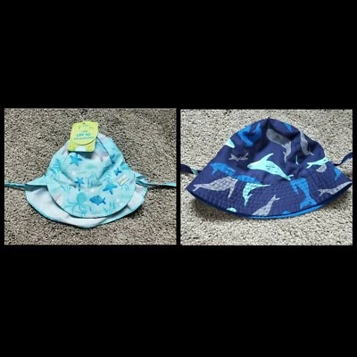 Зеленый ростки Baby размер 0-6 месяцев солнца шляпа новый с ярлыками + бонус 6-12 М cat & jack - Изображение 1 из 4