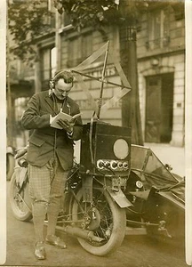 "Albert MARTEAU au 4ème RALLYE-RADIO 1931" Photo originale G. DEVRED (Agce ROL) - Picture 1 of 2