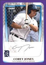 2011 Bowman Prospects Purple #BP43 Corey Jones