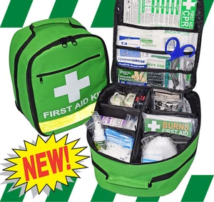 FIRST AID BACKPACK - Green Premium - EMPTY BACKPACK ONLY - NO CONTENTS - Picture 1 of 4