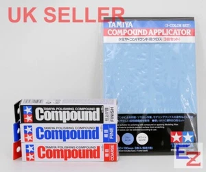 Tamiya Polishing Compound Coarse, Fine, Finish, Applicator Combo Set - Picture 1 of 1