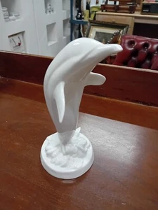 ROYAL DOULTON IMAGES OF NATURE DOLPHIN THE LEAP HN 3522  WHITE GLOSS 10" - Picture 1 of 4