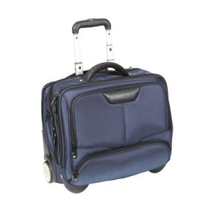 TROLLEY DERMATA BUSINESS XL LAPTOPTROLLEY TROLLY 17 ZOLL NOTEBOOK NYON BLAU - Bild 1 von 2